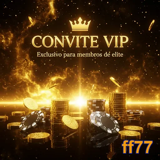 Convite VIP dos serviços oferecidos pela ff77, destacando sofisticação e exclusividade.