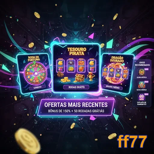 Ofertas especiais em bônus no site ff77, promovendo produtos em destaque.